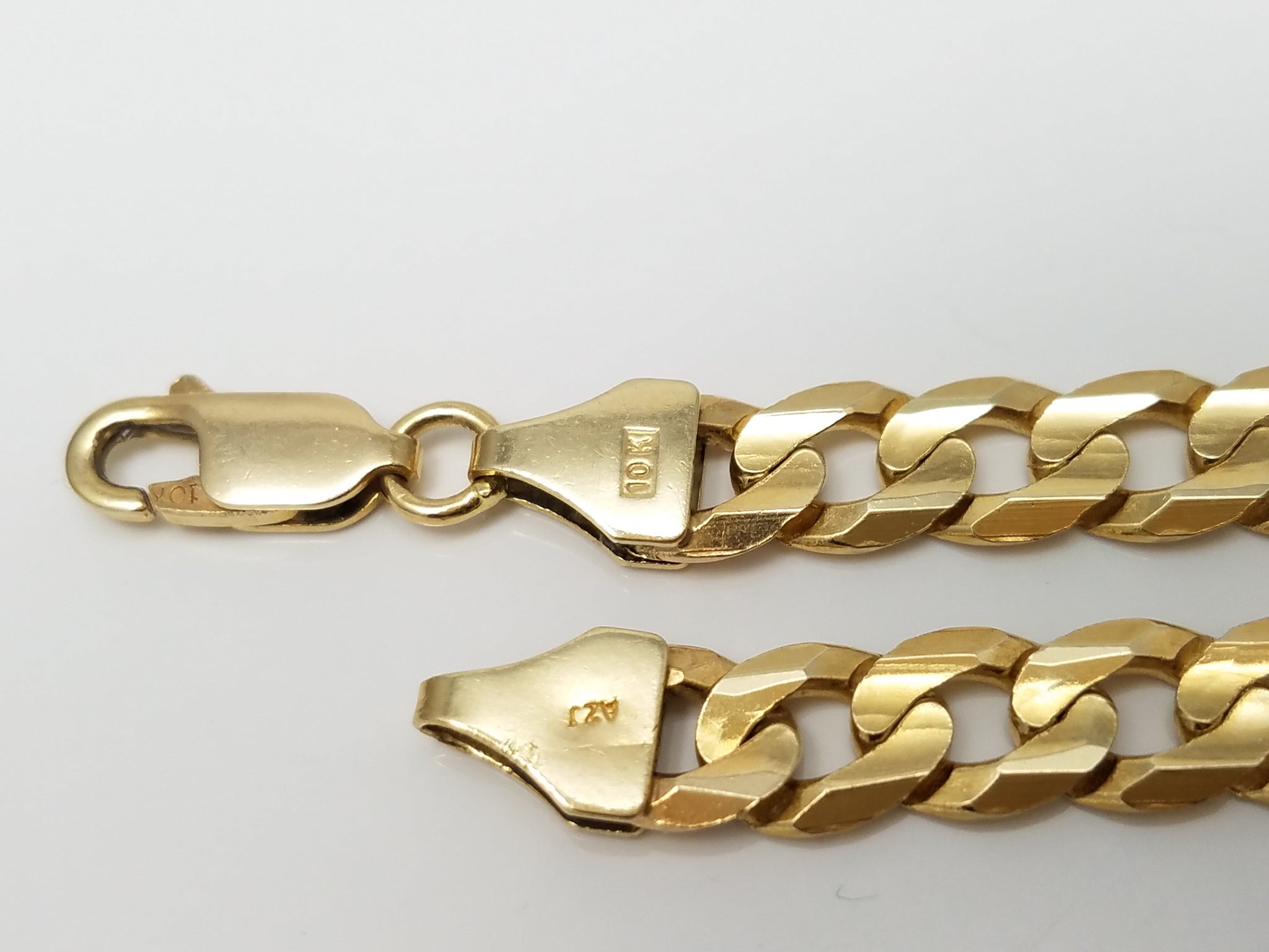 Dynamic 20" Solid 10k Yellow Gold Curb Link Chain Necklace