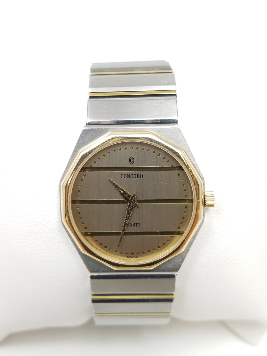 $2,500 Retail Ladies Concord Mariner 14k Yellow Gold & Stainless Steel Watch w/Box