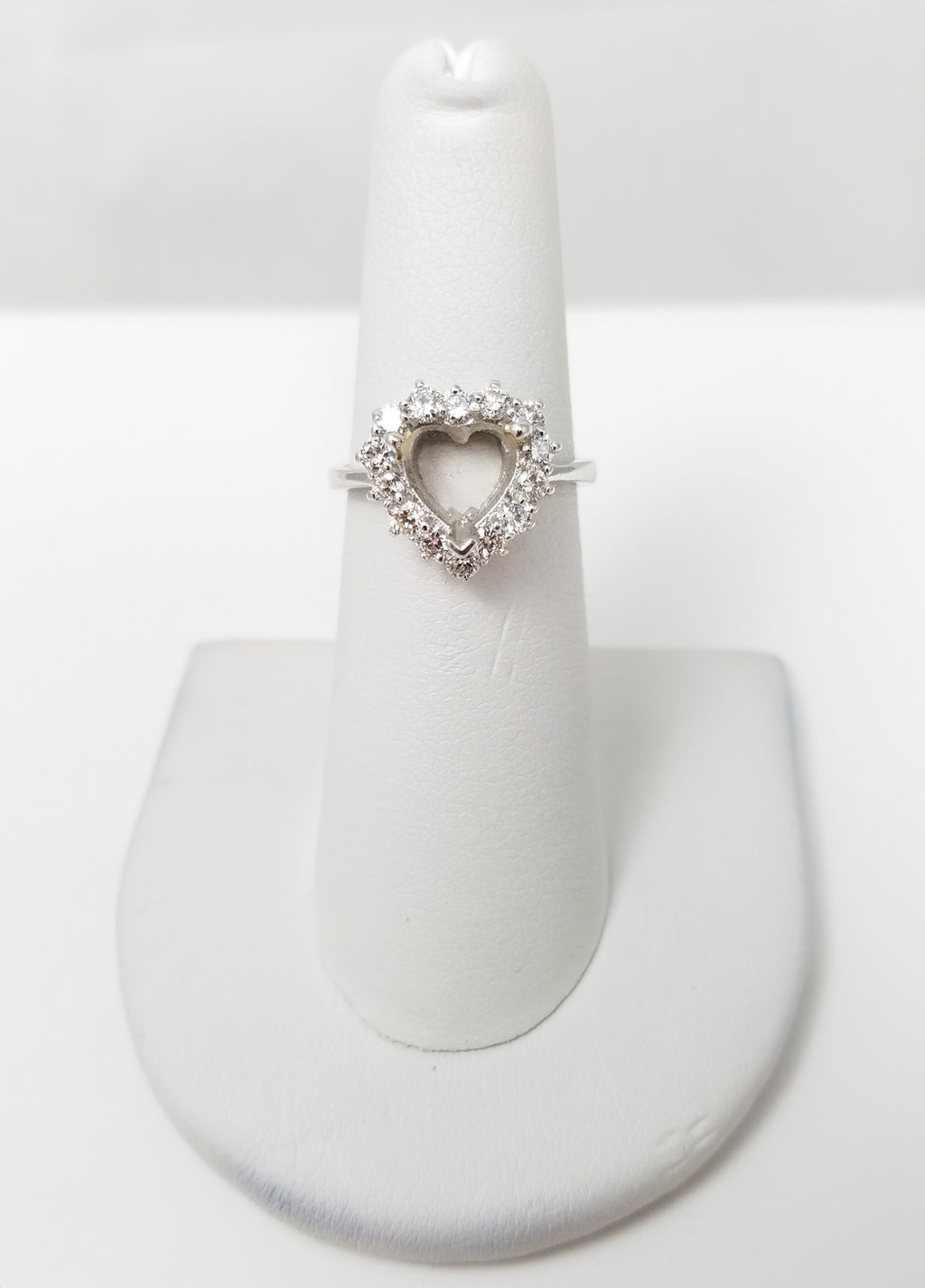 Exclusive Platinum Natural Diamond Engagement Ring Mount