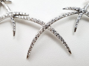 Fantastic 16.5" 18k White Gold 2ctw Natural Diamond Necklace