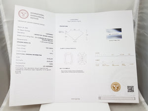 NEW IGI Certified Lab Grown 4.66ct Cut Cornered Rectangular Modified Brilliant Diamond VVS2 D