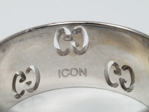 Gucci  "Icon" 18k White Gold Ring