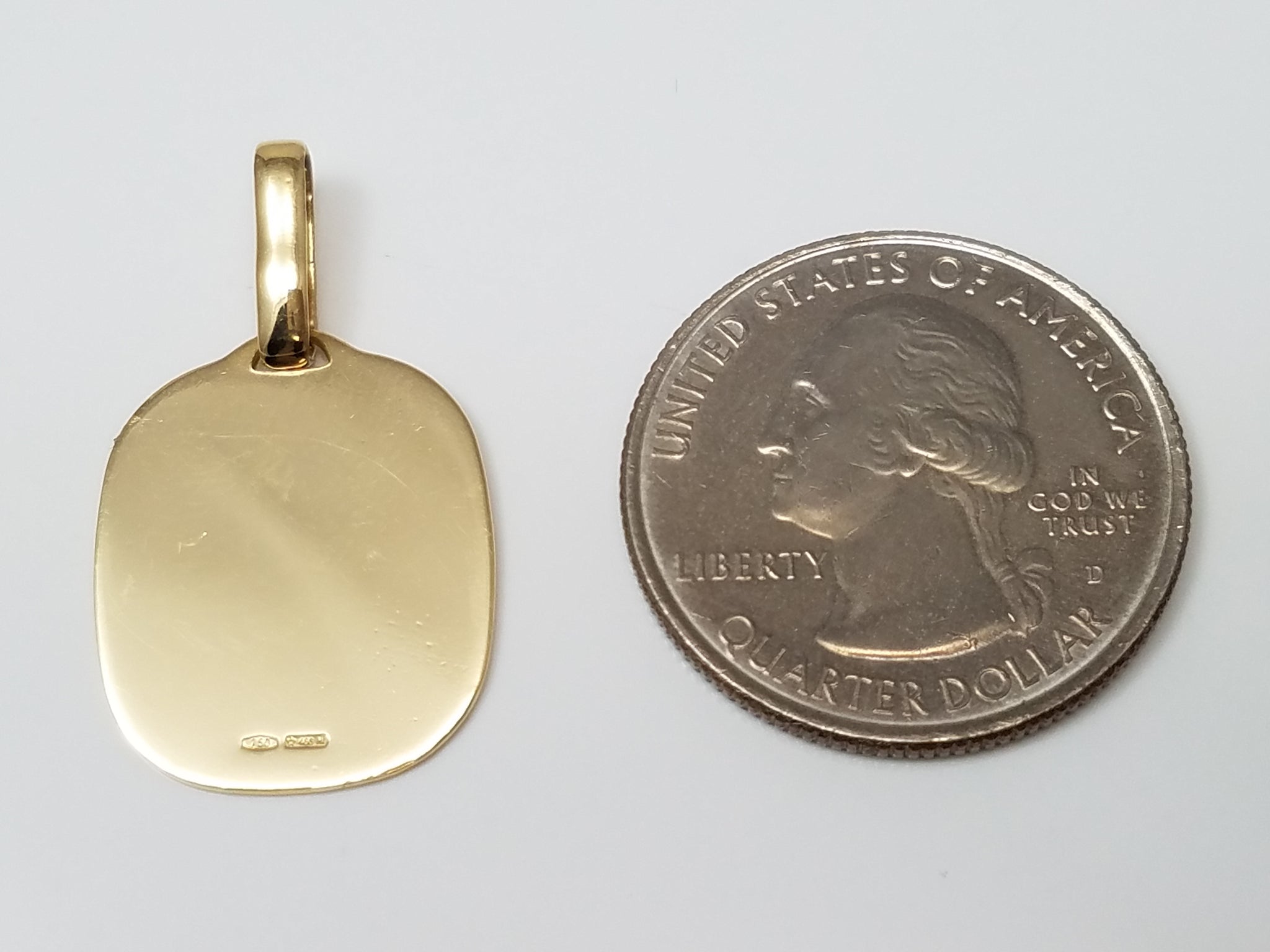 Aries Zodiac 18k Yellow Gold Pendant Italy