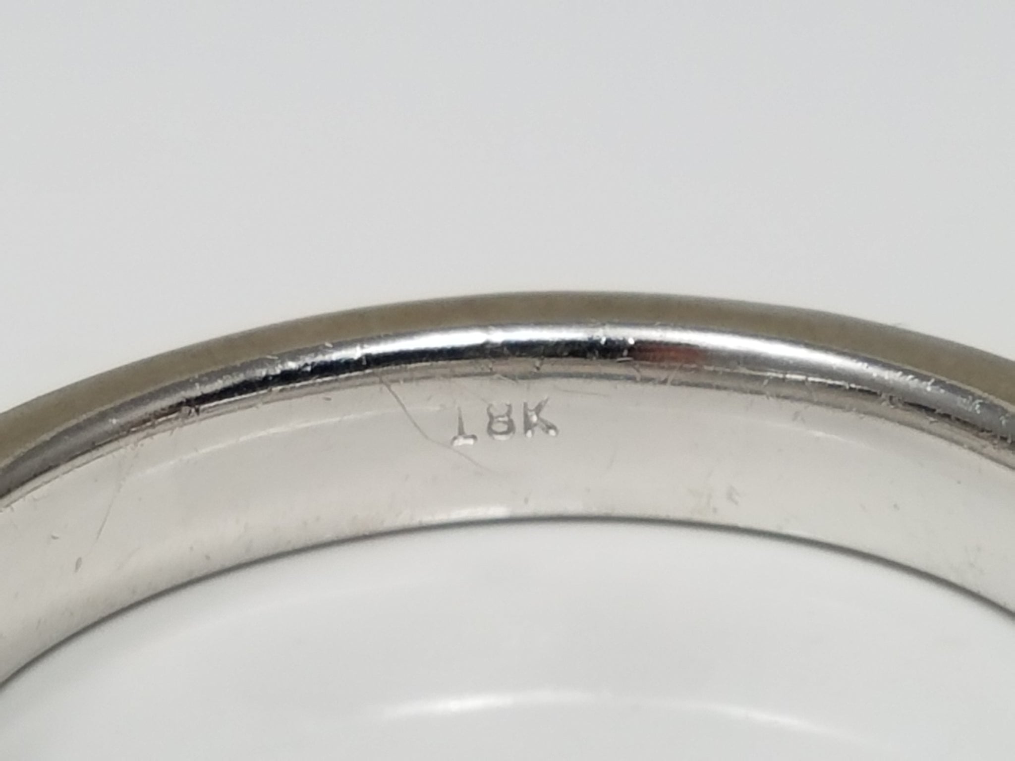 Brilliant 18k White Gold Natural Diamond Anniversary Ring Band