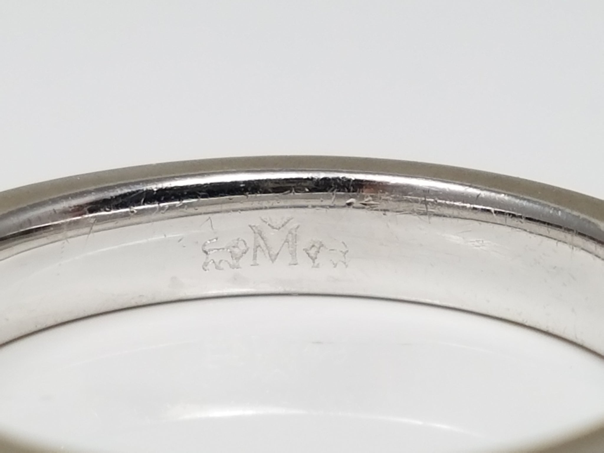 Brilliant 18k White Gold Natural Diamond Anniversary Ring Band