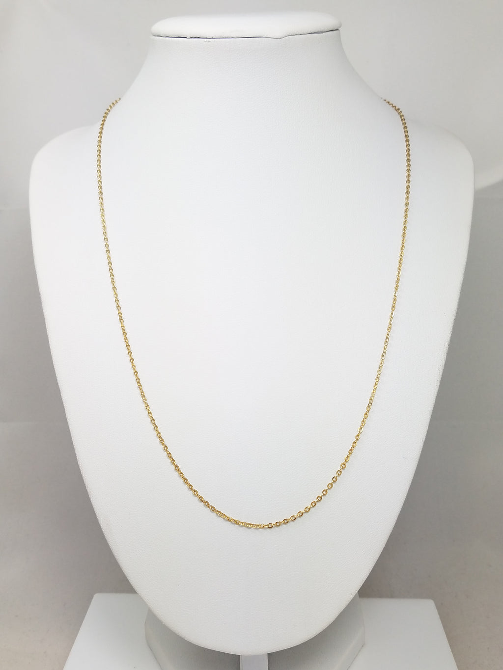 Classy 20" Solid 18k Yellow Gold Fancy Cable Link Chain Necklace Italy