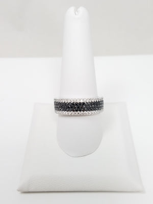 Outstanding 14k White Gold Natural Diamond Ring Band