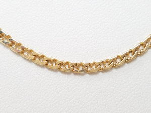 Outstanding Solid 14k Yellow Gold Fancy Link 20" Chain Necklace