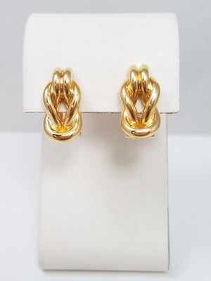 Extraordinary TANE 18k Solid Yellow Gold Drop Earrings