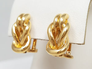 Extraordinary TANE 18k Solid Yellow Gold Drop Earrings