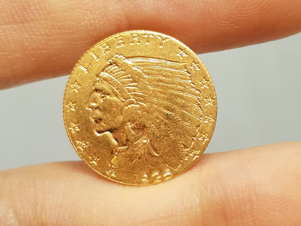 Majestic 1925-D US $2.50 Indian Head Gold Coin