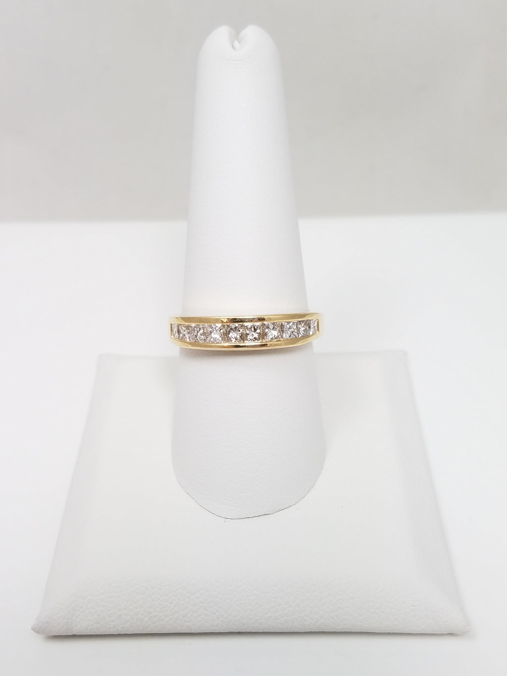 Classic 14k Yellow Gold 1ctw Natural Diamond Anniversary Ring Band