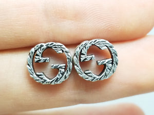 Interlocking "G" Sterling Silver Gucci Earrings