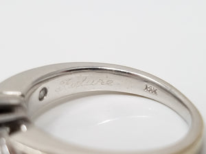 .75ctw Natural Diamond Engagement Ring in 14k White Gold