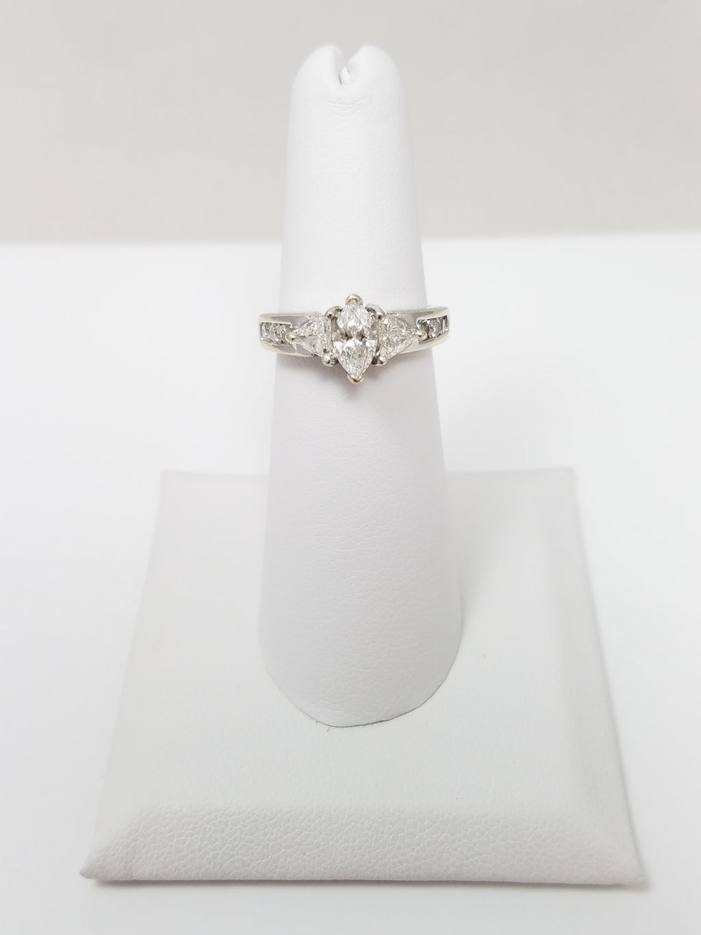.75ctw Natural Diamond Engagement Ring in 14k White Gold