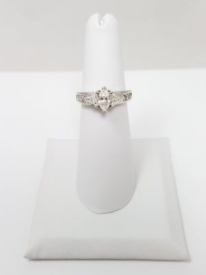 .75ctw Natural Diamond Engagement Ring in 14k White Gold