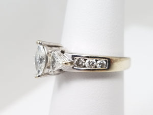 .75ctw Natural Diamond Engagement Ring in 14k White Gold