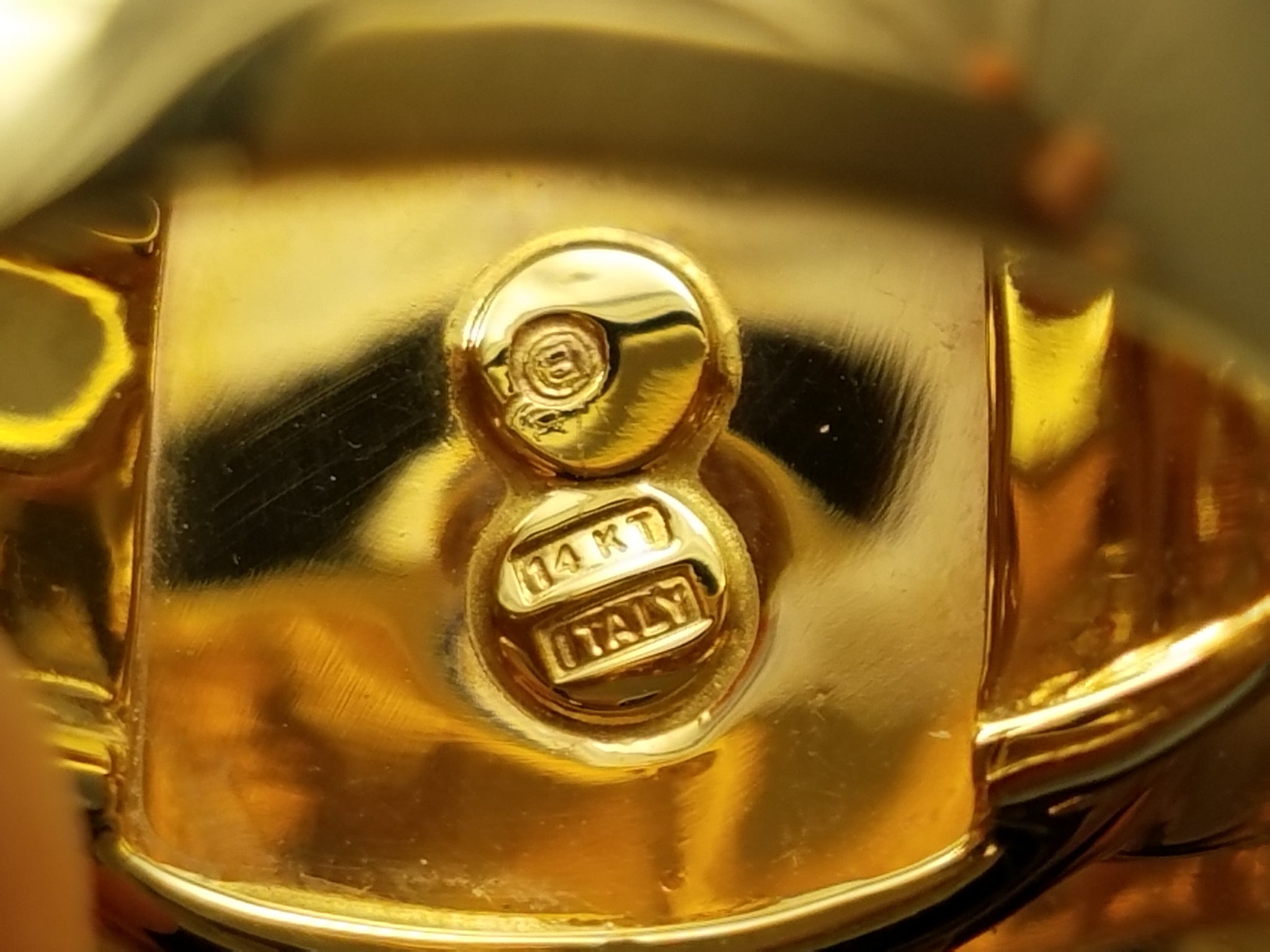 Epic 3-D Puffy Heart 14k Two Tone Gold Ring