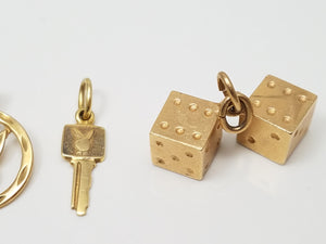 Vintage 14k Party Pack Vegas Charm Lot!