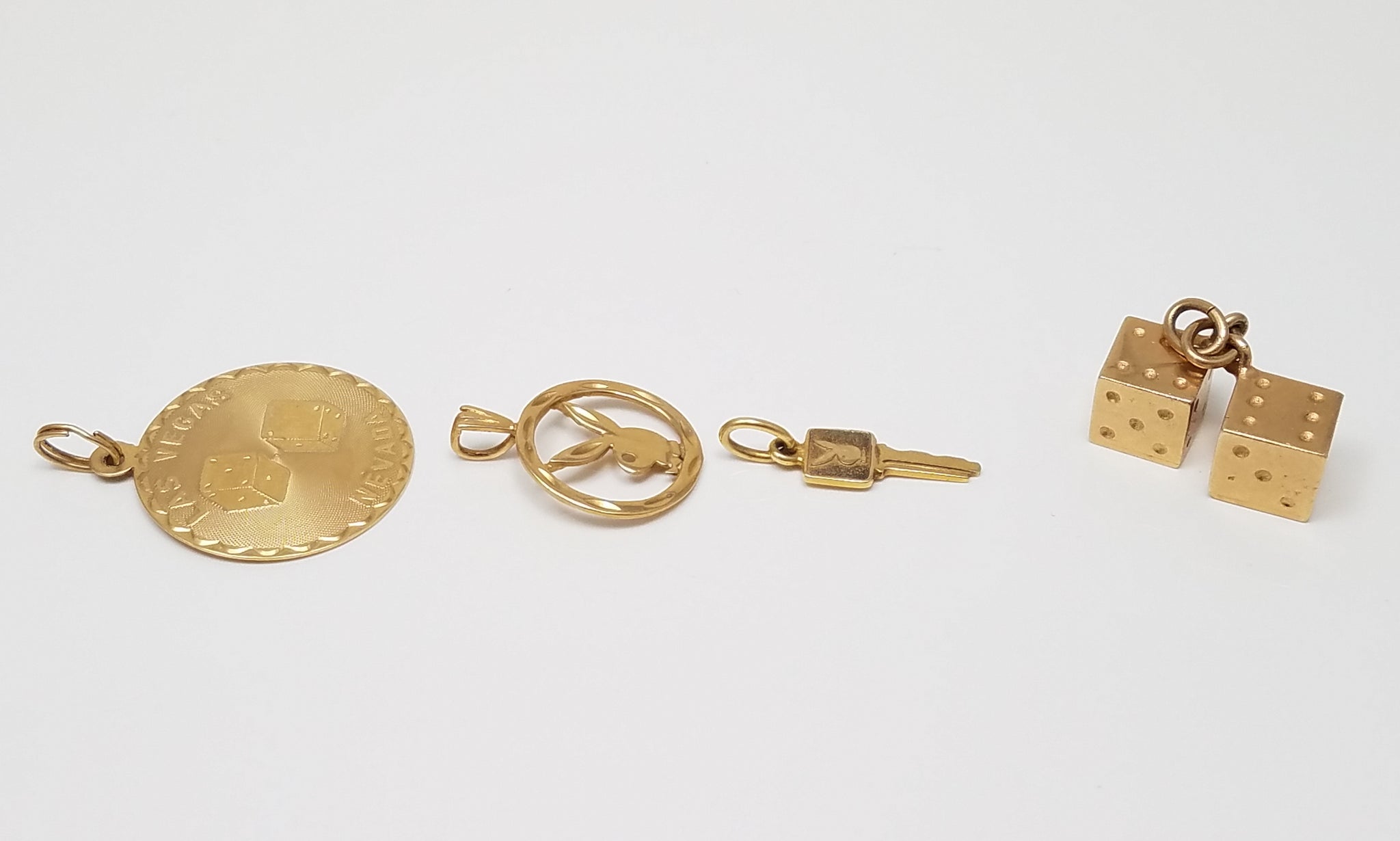 Vintage 14k Party Pack Vegas Charm Lot!