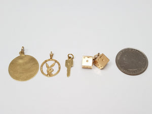 Vintage 14k Party Pack Vegas Charm Lot!