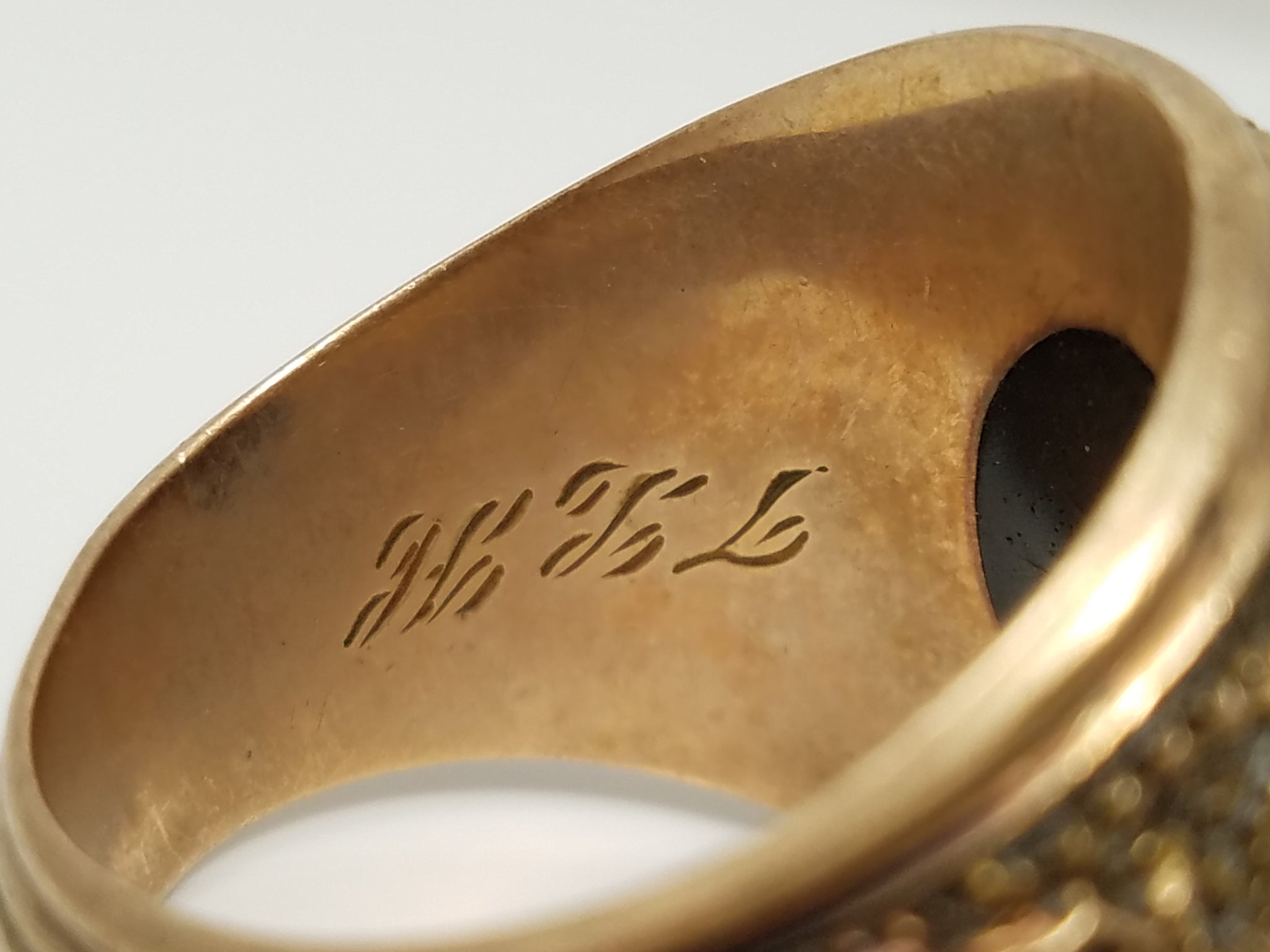Historic 10k Vintage Air Force Pilot Ring