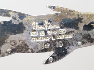 Swedish "Wiwen Nilsson" Sterling Silver Fish Pin/Brooch