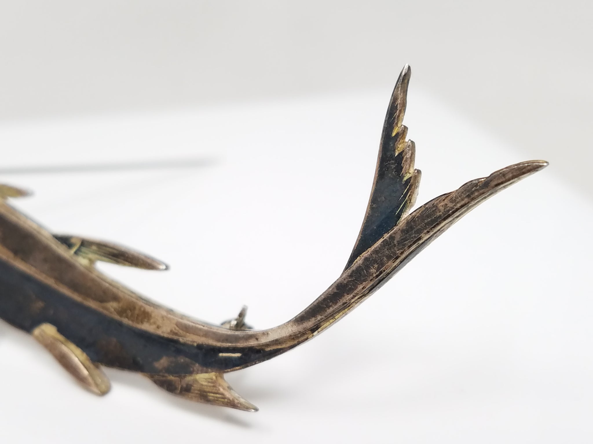 Swedish "Wiwen Nilsson" Sterling Silver Fish Pin/Brooch