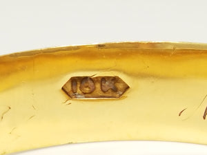 Victorian Era 18k Yellow Gold Men's Ring Band