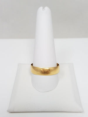Victorian Era 18k Yellow Gold Men's Ring Band