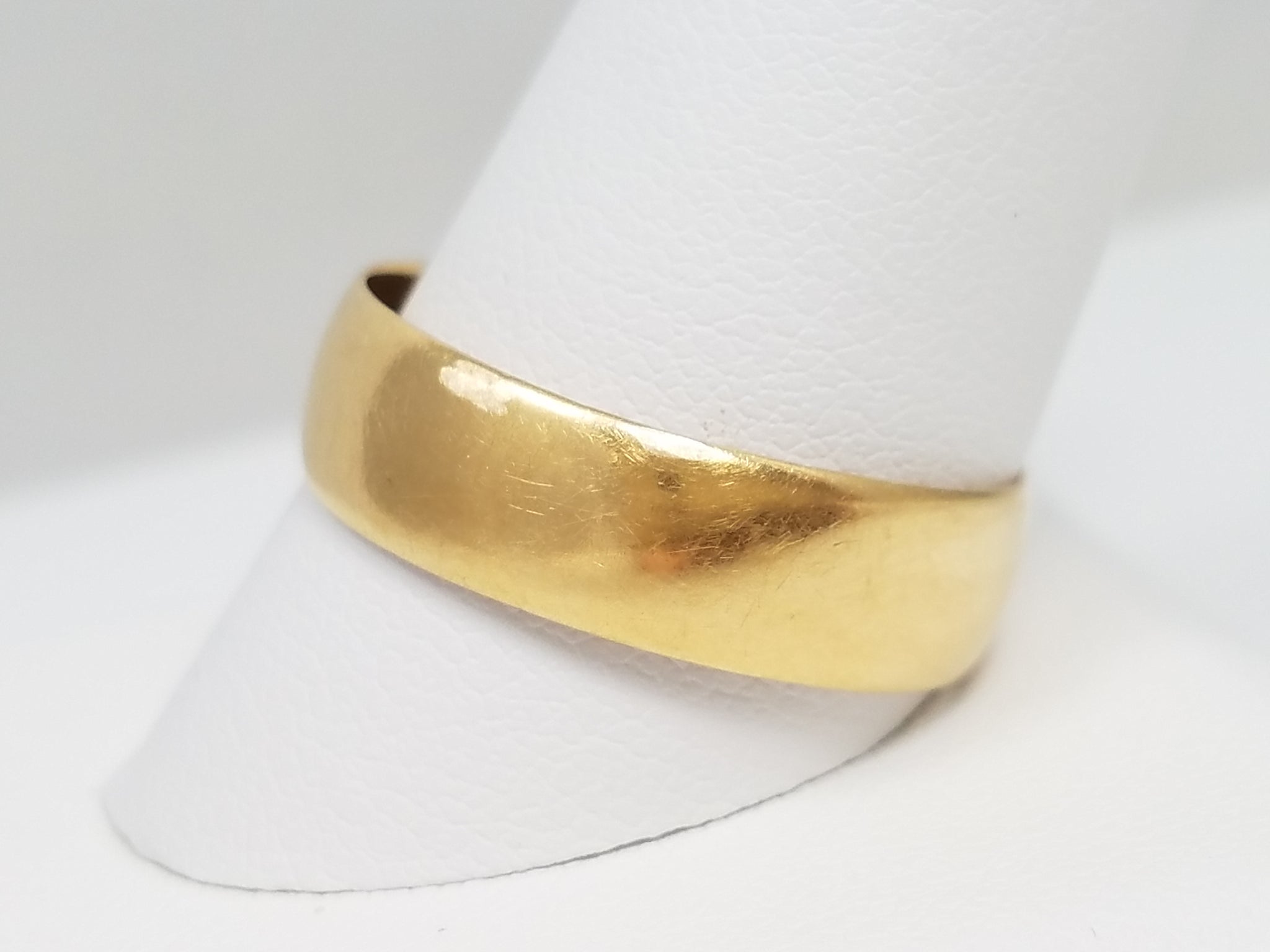 Victorian Era 18k Yellow Gold Men's Ring Band