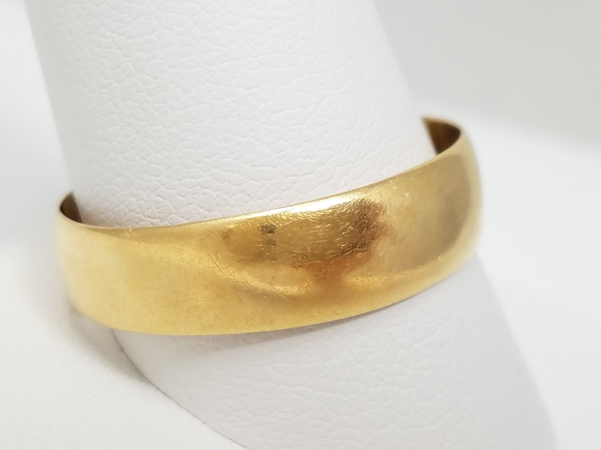 Victorian Era 18k Yellow Gold Men's Ring Band