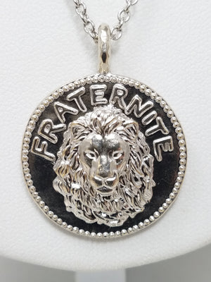 Cool MENE 21" Pure Platinum "Fraternite" Pendant Necklace