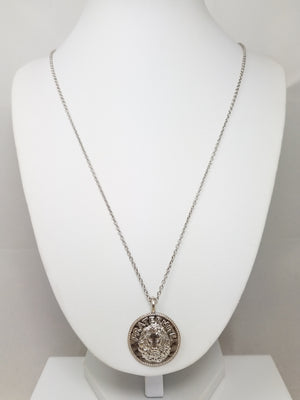 Cool MENE 21" Pure Platinum "Fraternite" Pendant Necklace