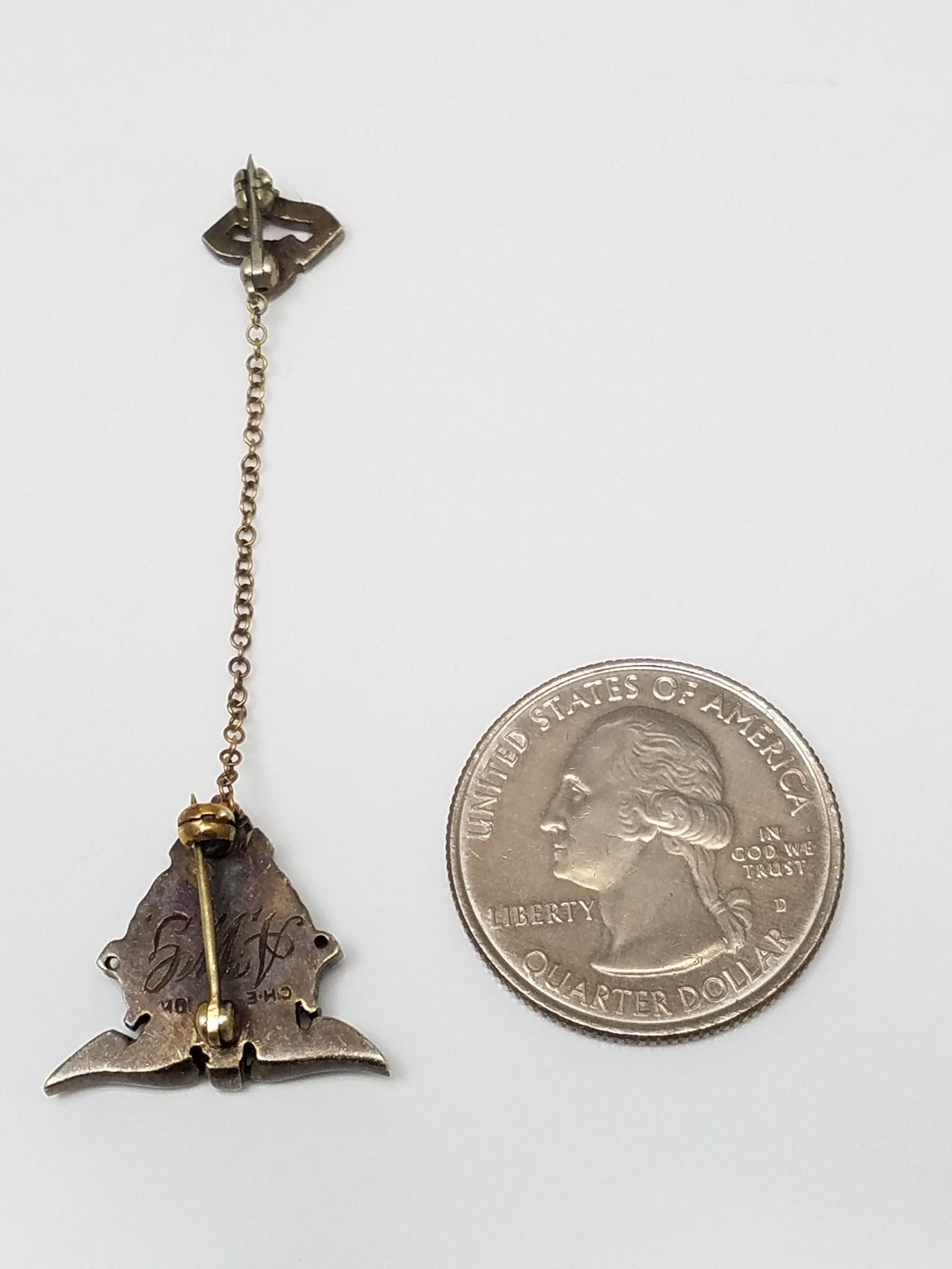 Cool 10k Gold Virginia Military Institute Class Of 1927 Pin