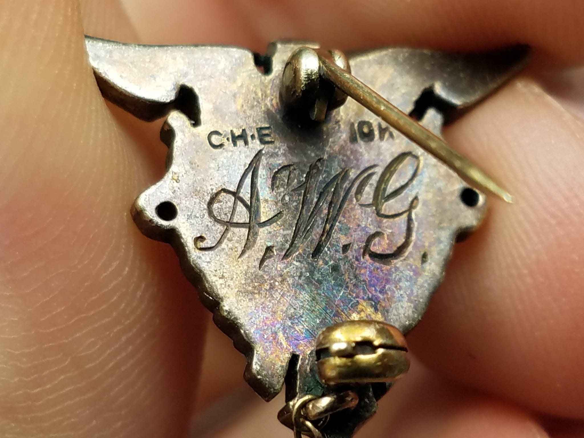 Cool 10k Gold Virginia Military Institute Class Of 1927 Pin