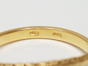 Bright 18k Tri-Color Gold Riccio Link Ring