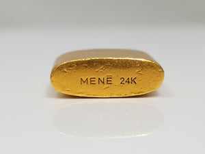 Radiant MENE 24k Gold Lock Pendant $2,100 Retail!