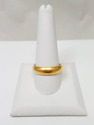 $2,500 Retail MENE 24k Yellow Gold Wedding Ring Band