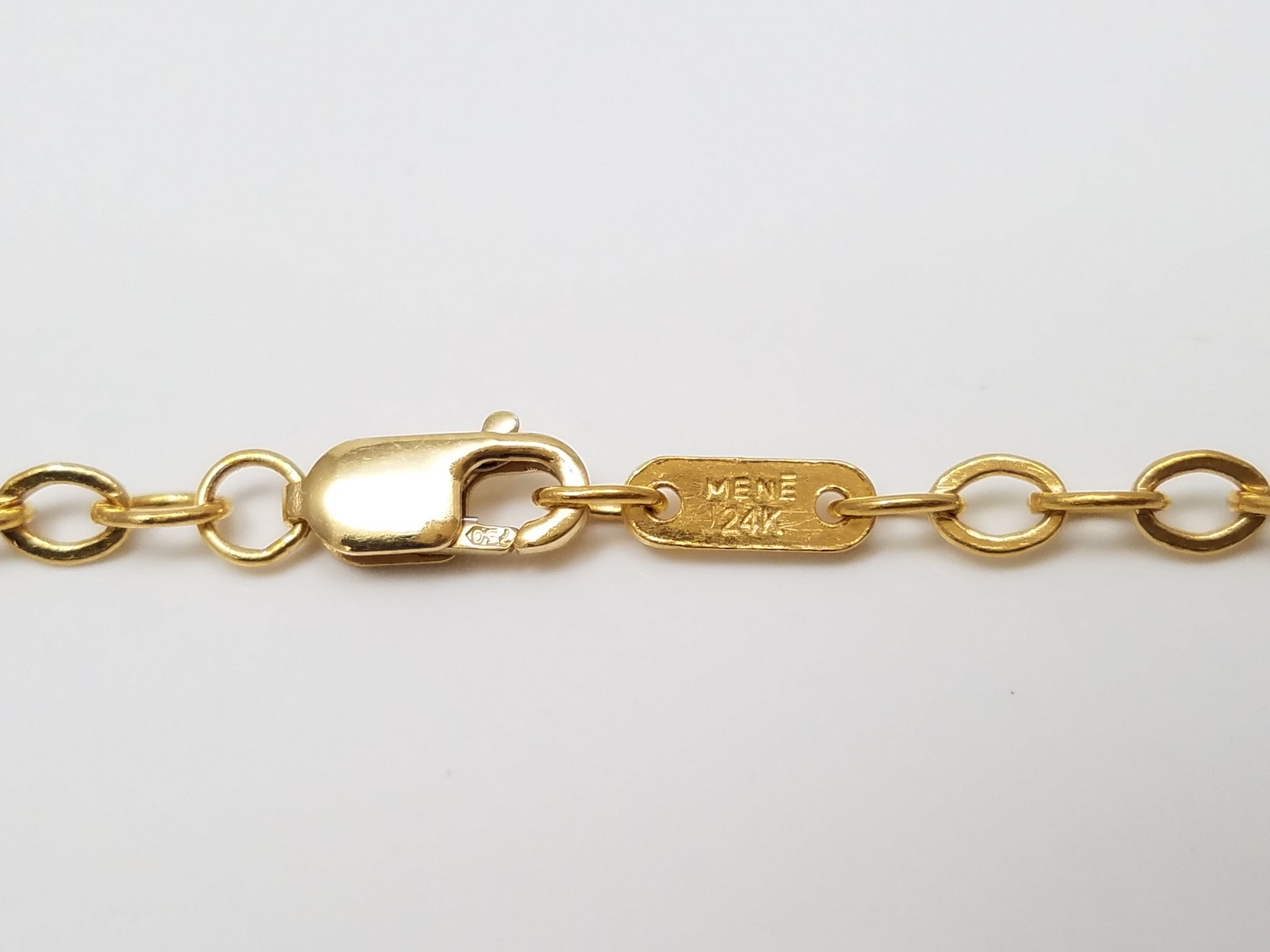 MENE 24k Gold Classic Chain 26" Necklace