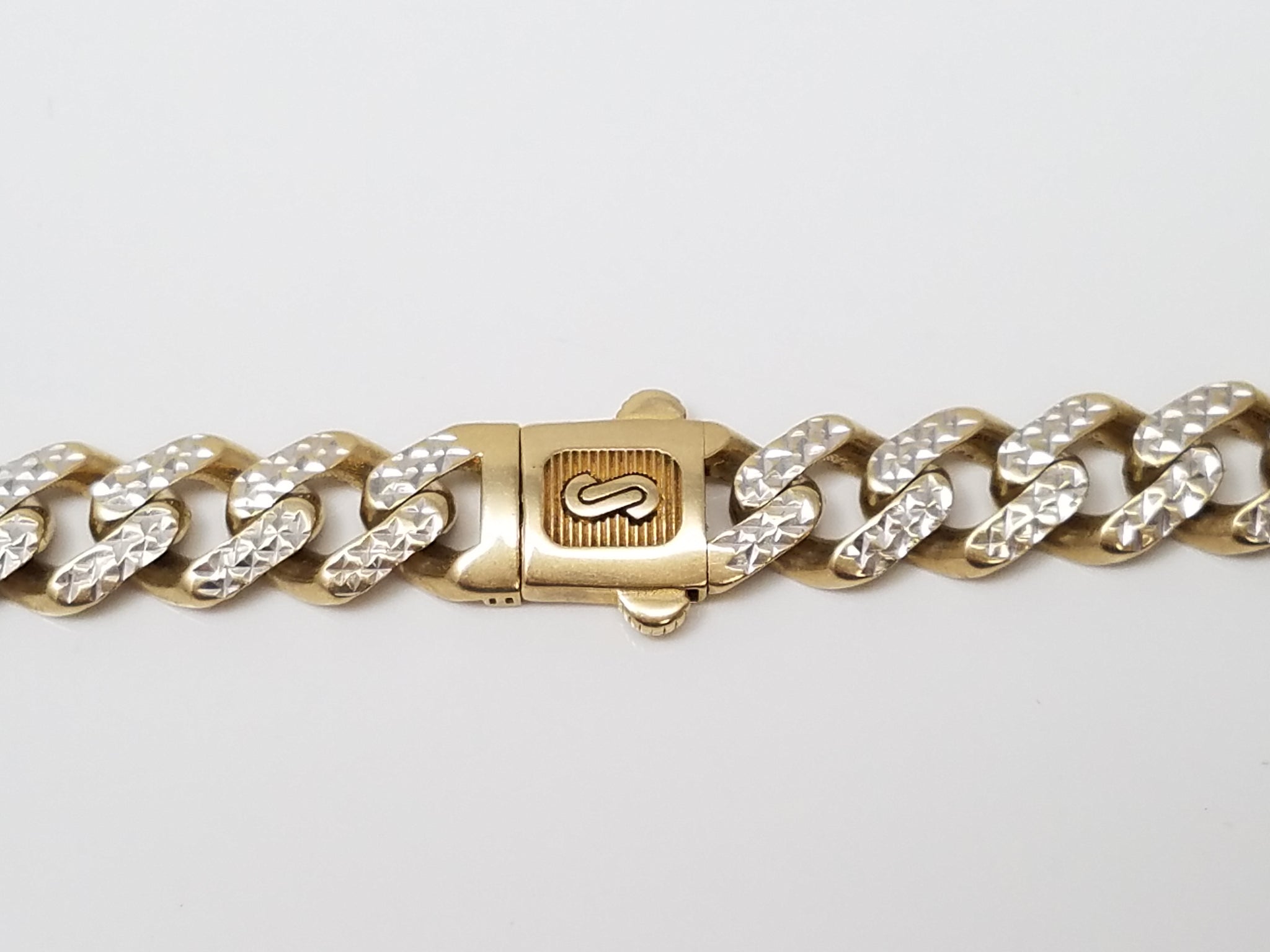Epic 10k Two Tone Gold Hollow Cuban Link 24.5" Necklace