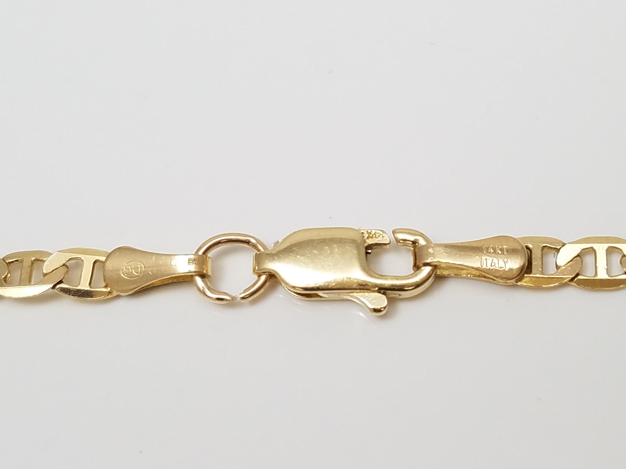 Mariner Link 3mm/20" 14k Yellow Gold Necklace