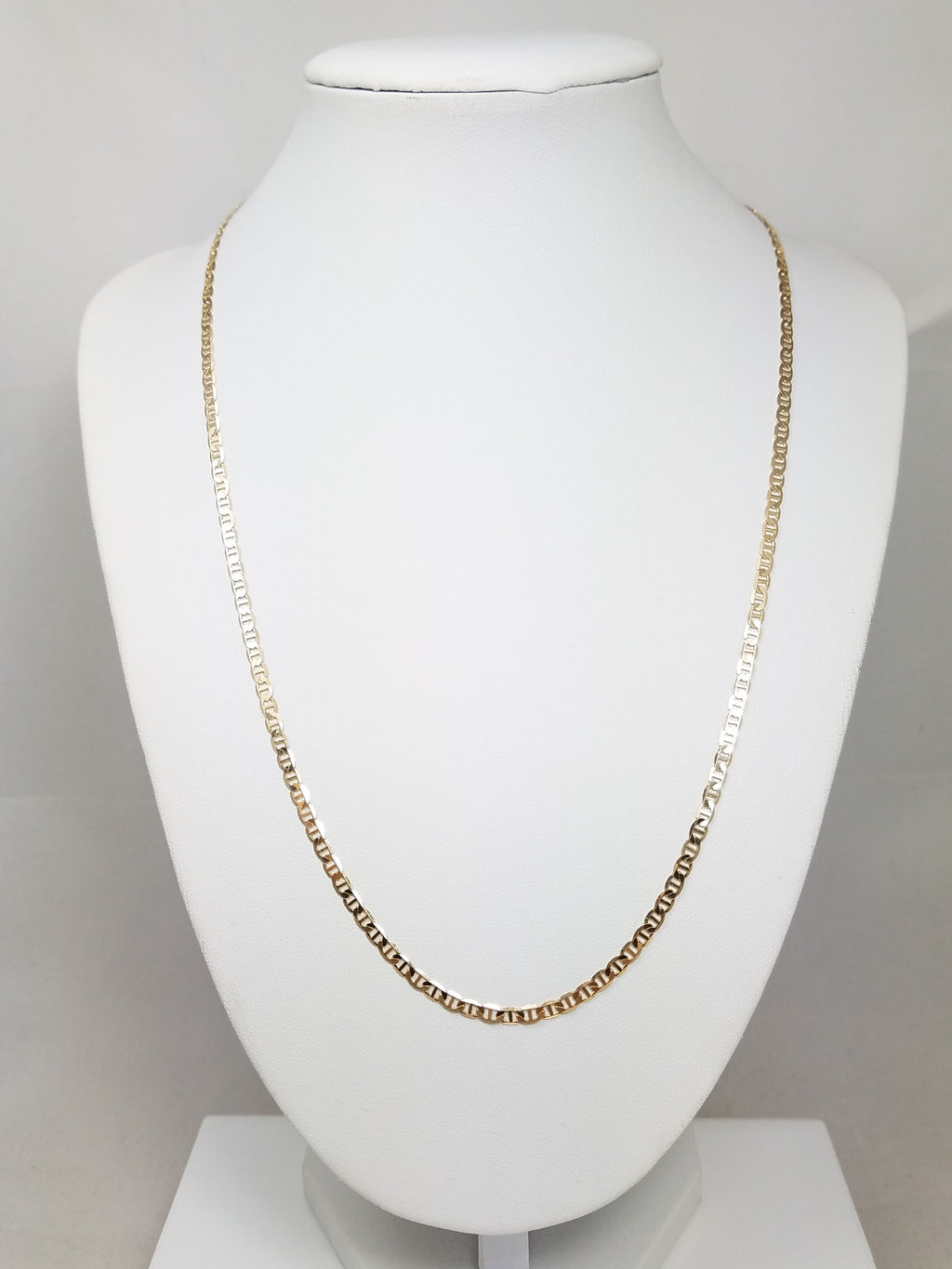 Mariner Link 3mm/20" 14k Yellow Gold Necklace