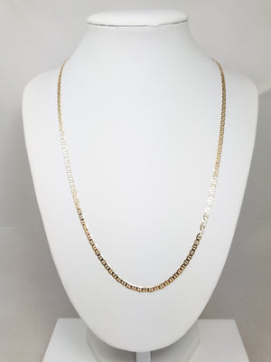 Mariner Link 3mm/20" 14k Yellow Gold Necklace