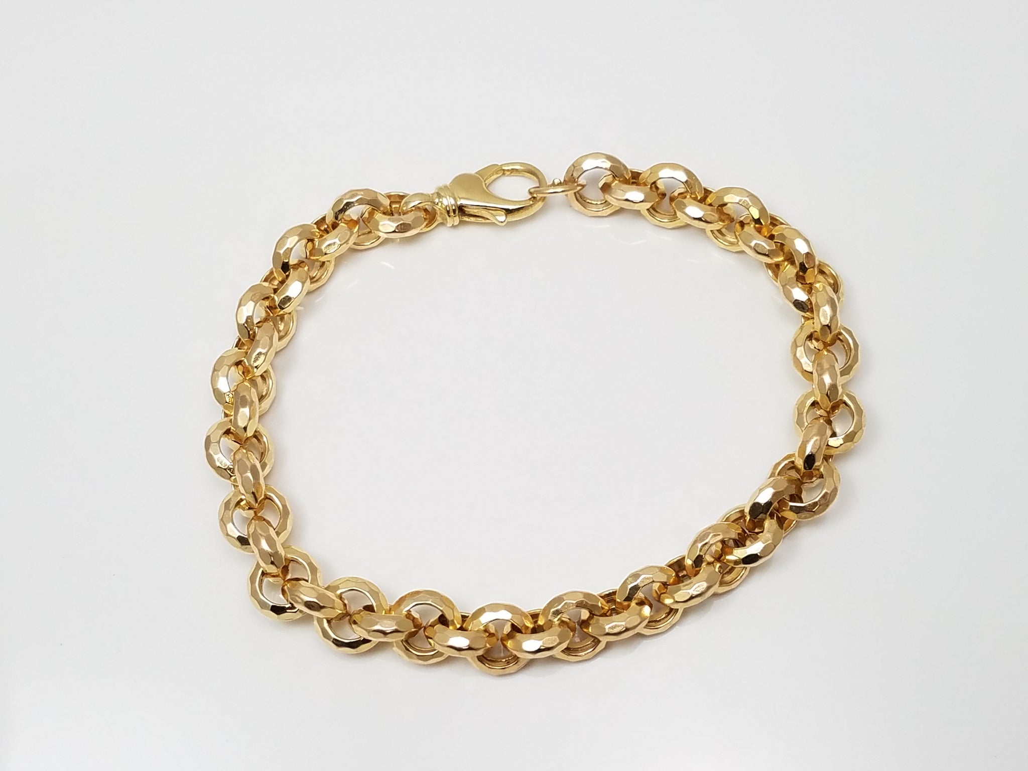 Rolo Link 8.25" Bracelet in 14k Yellow Gold