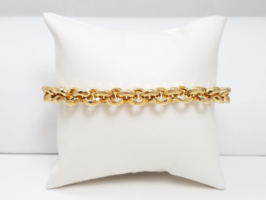 Rolo Link 8.25" Bracelet in 14k Yellow Gold