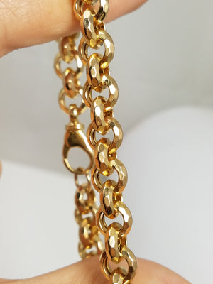 Rolo Link 8.25" Bracelet in 14k Yellow Gold