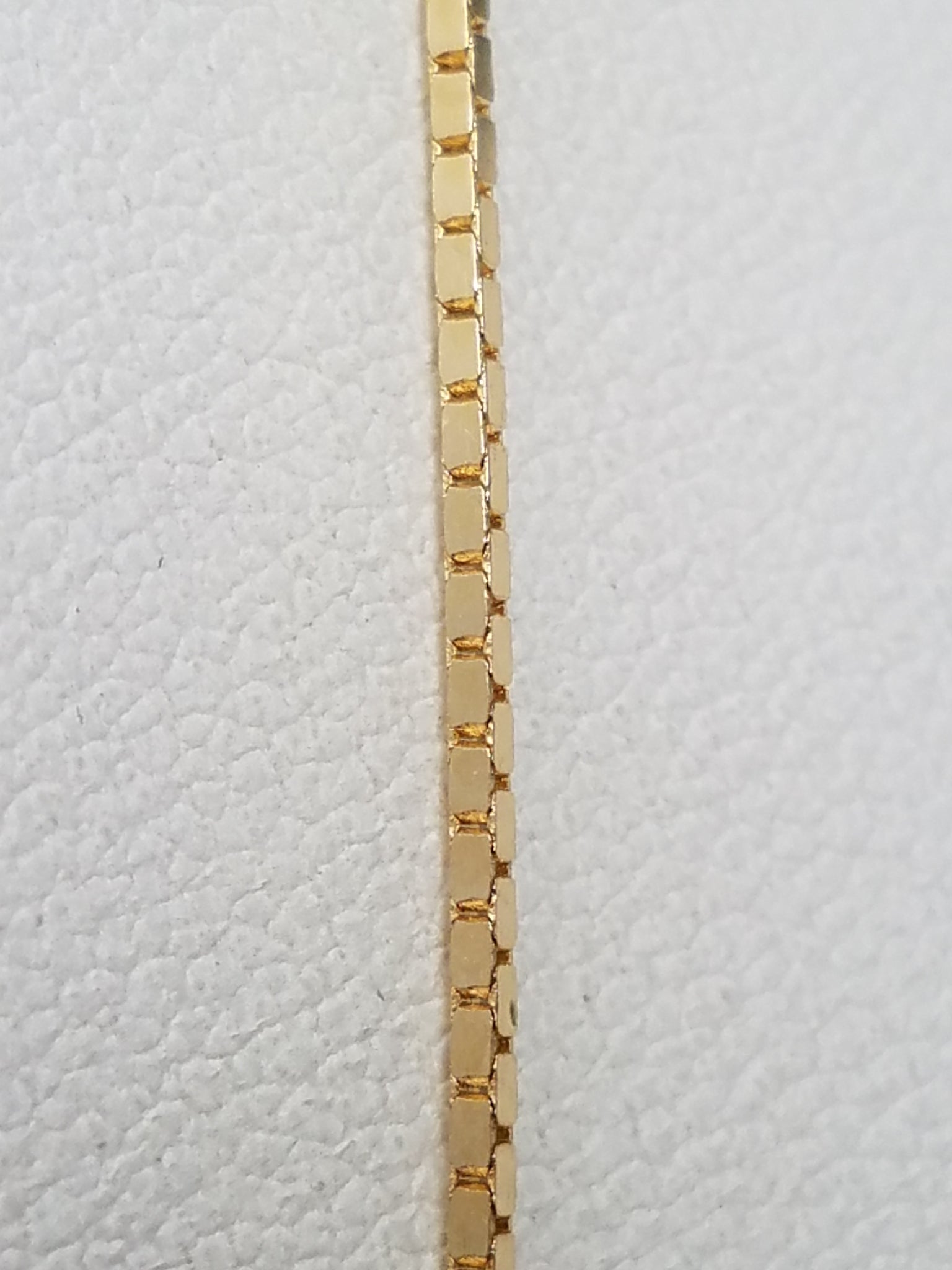 Classic 20" Solid 14k Yellow Gold Box Link Chain Necklace