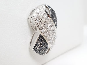 Luxurious 14k White Gold Natural Diamond Pendant