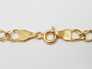Fantastic 20" Solid 14k Yellow Gold Fancy Link Chain Necklace
